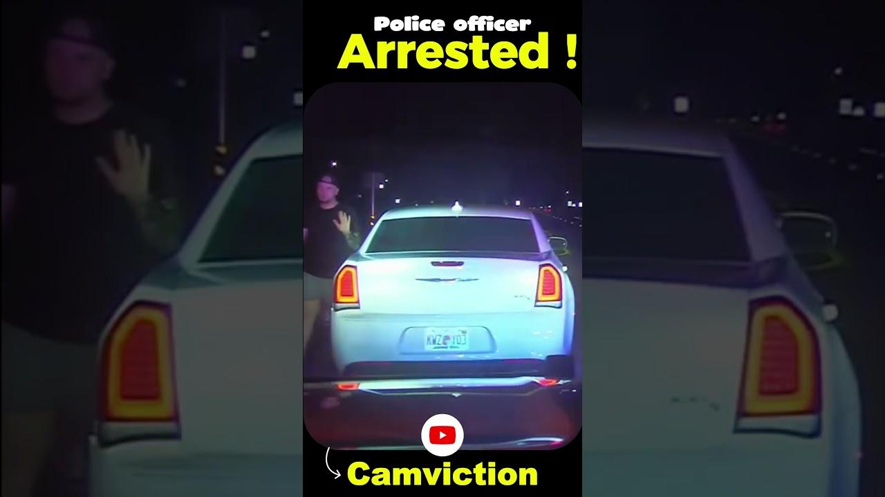 Police Officer Stopped and Arrested by Sheriff! 🚔  #bodycam #policearrested #truecrimecommunity