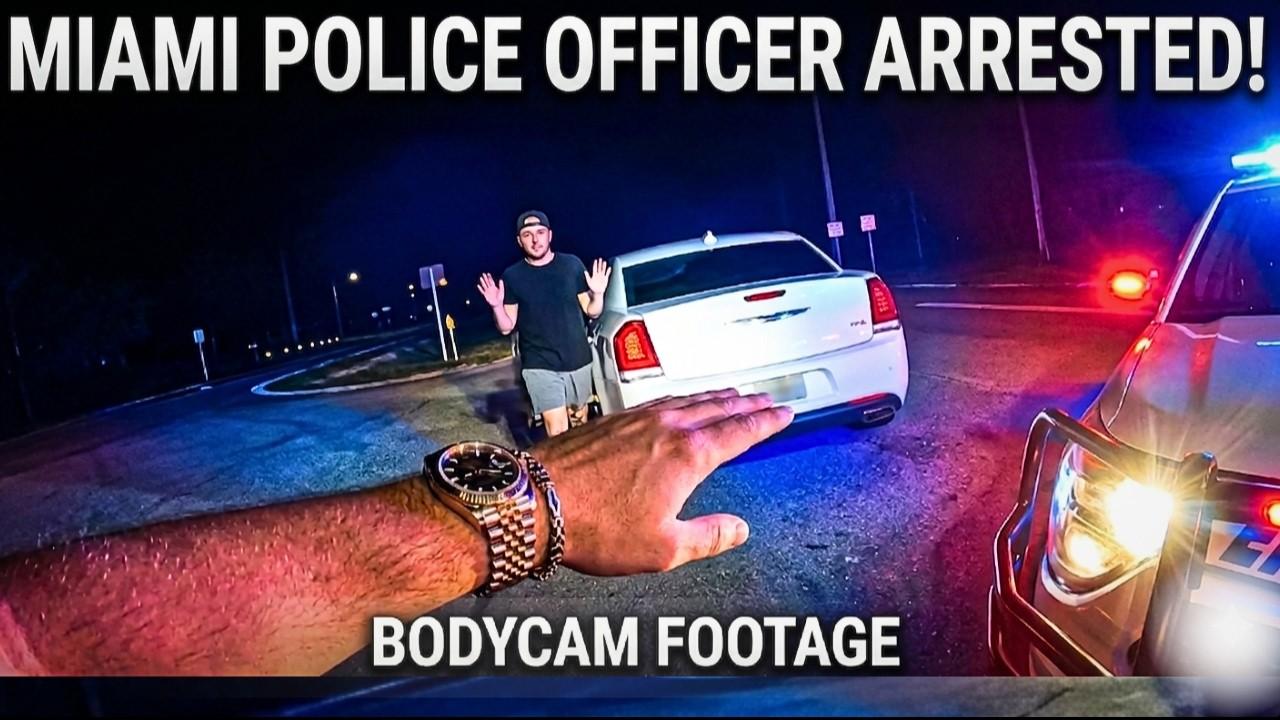 I Don't Care Who You Are!" — Drunk Miami-Dade Cop Arrested at 110MPH​The "Badge vs. Law !