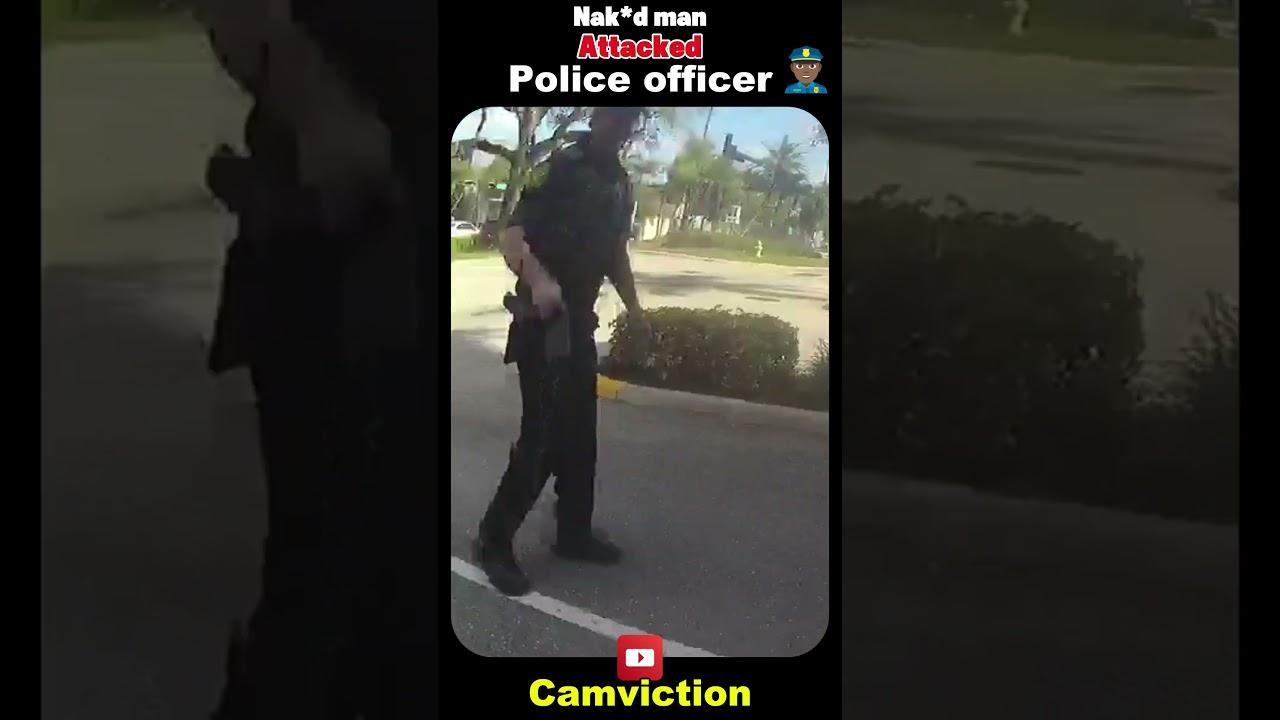 This Officer Survived a NAK*D Man Attack?! 😳🚨  #bodycam #truecrimecommunity #policearrested