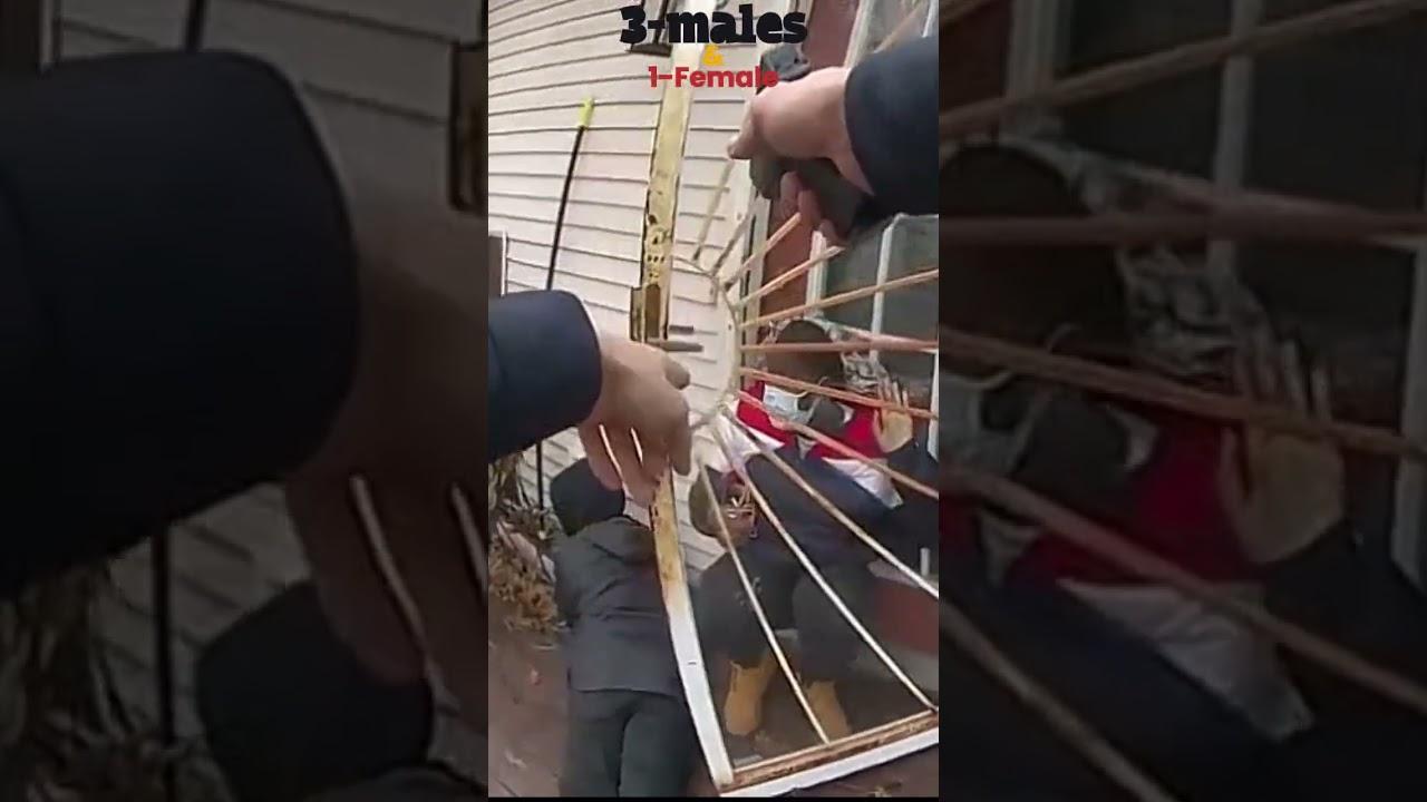 3 Males & 1 Female" • Police Air Unit Coordinates the Trap! #shortsfeed  #bodycam #police